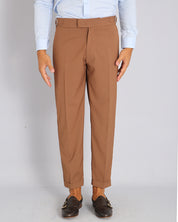 Structured Pants with Buckle 