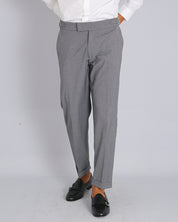 Structured Pants with Buckle 