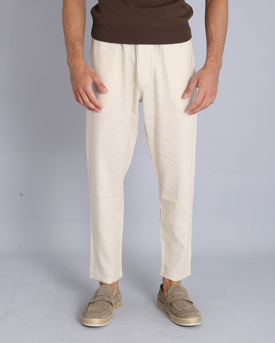 Msm Studio Linen Jogger Pants 