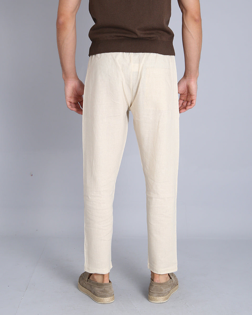 Msm Studio Linen Jogger Pants 