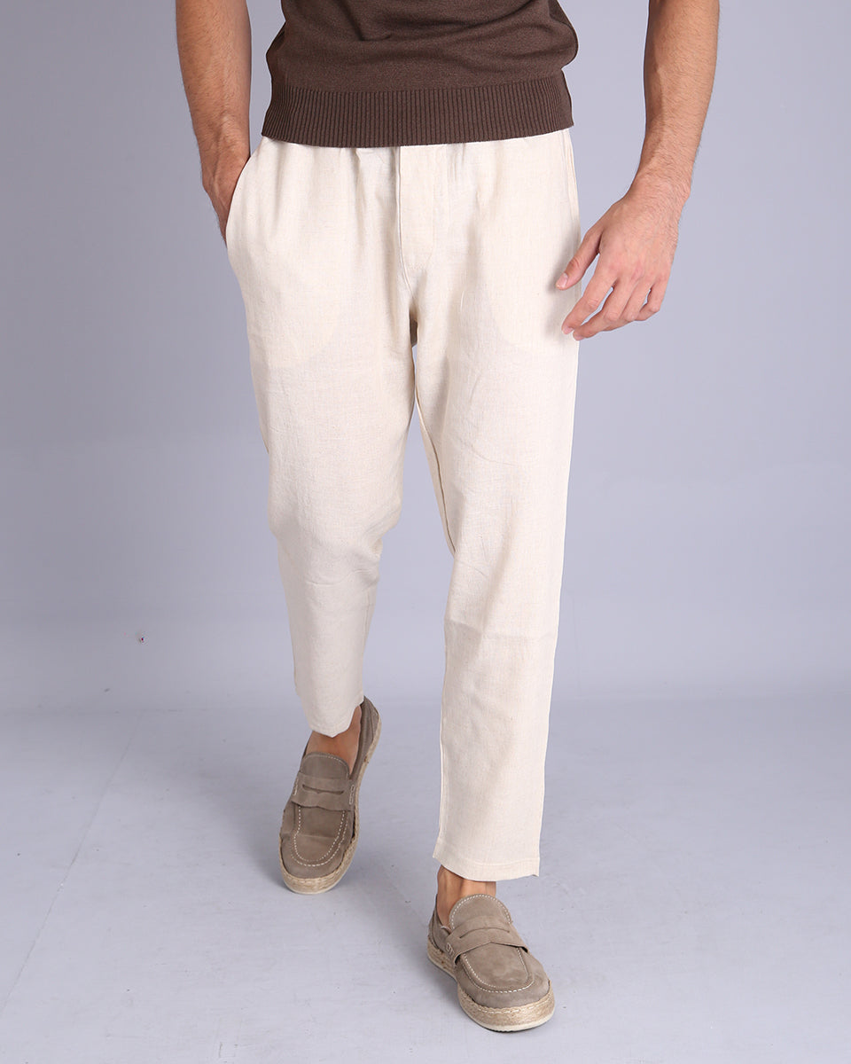 Msm Studio Linen Jogger Pants 