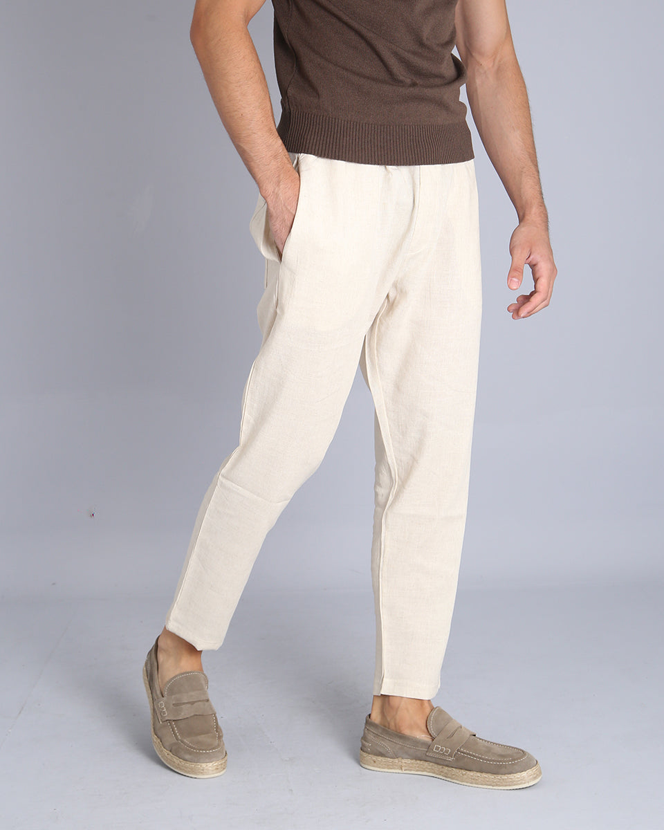 Msm Studio Linen Jogger Pants 