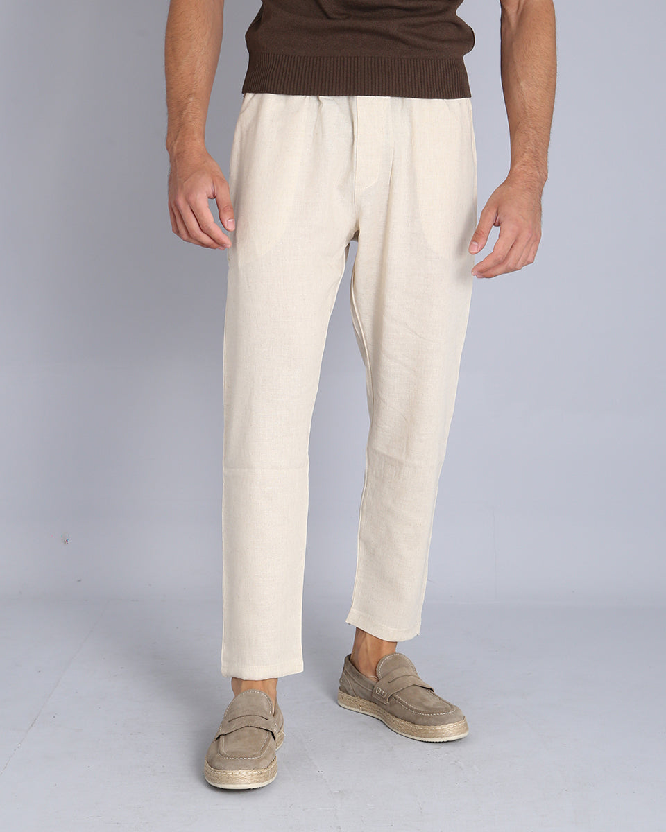 Msm Studio Linen Jogger Pants 