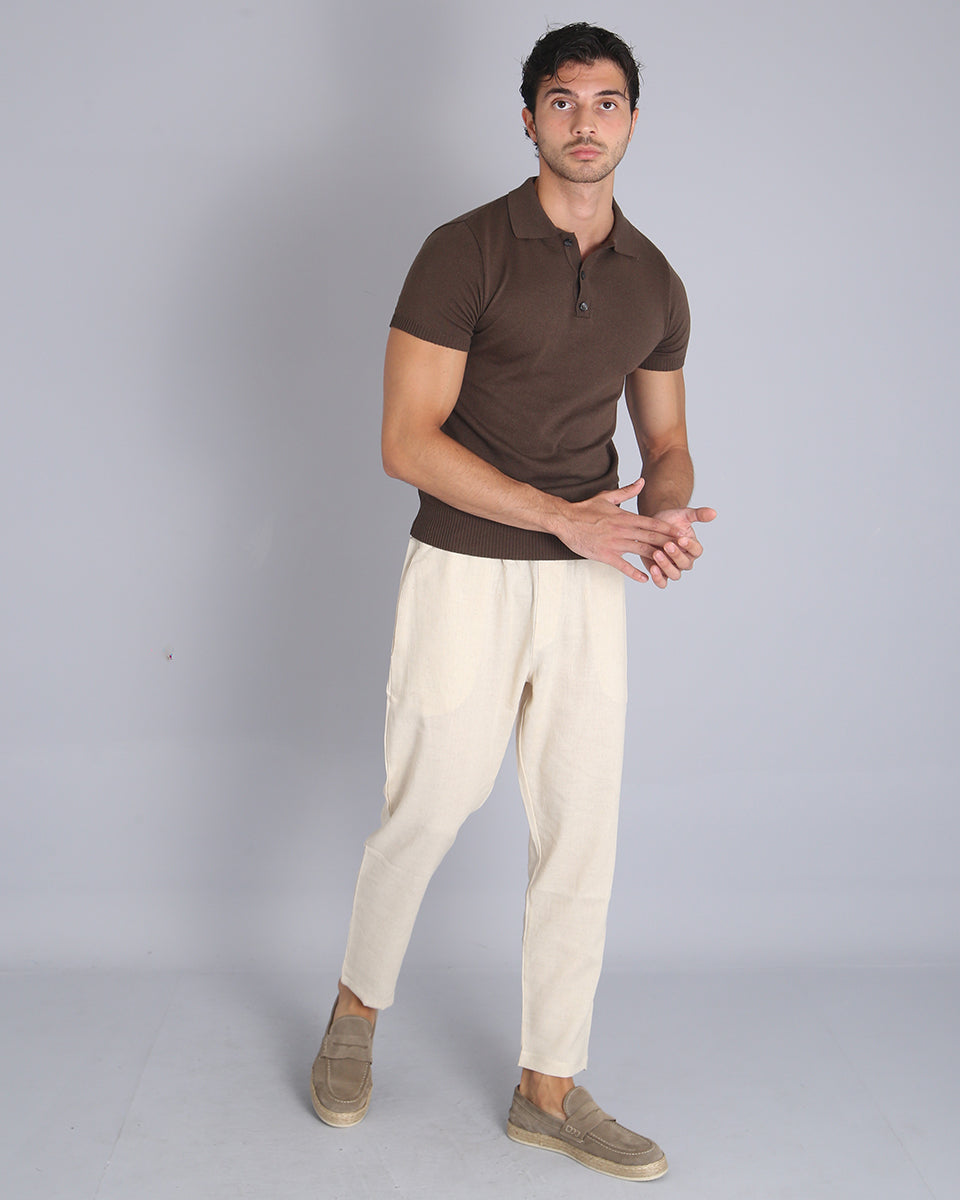 Msm Studio Linen Jogger Pants 