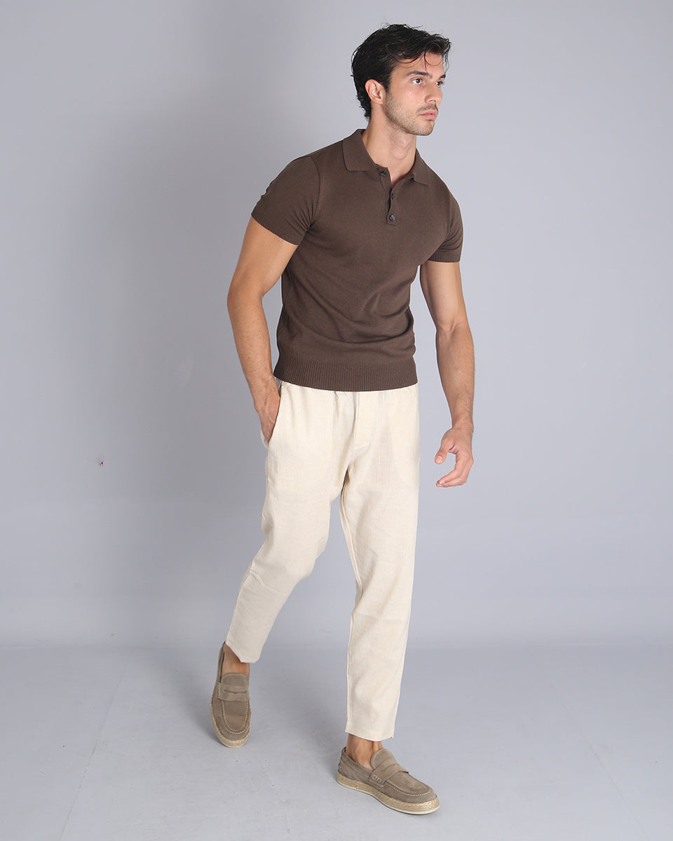 Msm Studio Linen Jogger Pants 