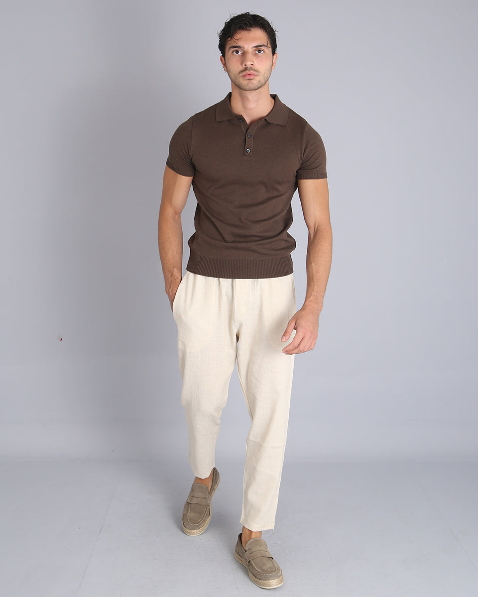 Msm Studio Linen Jogger Pants 