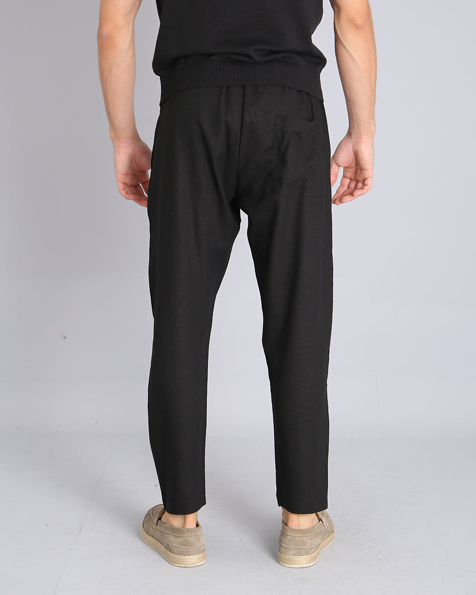 Msm Studio Pantalaccio Jogger in lino