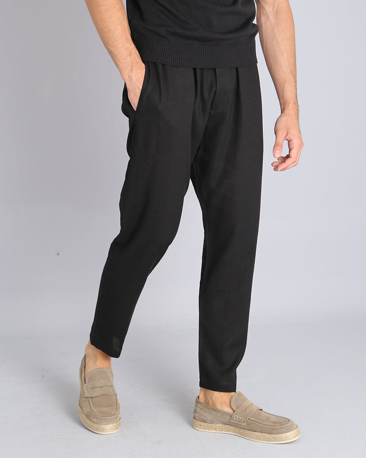 Msm Studio Pantalaccio Jogger in lino