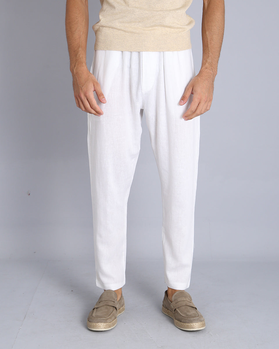 Msm Studio Pantalaccio Jogger in lino