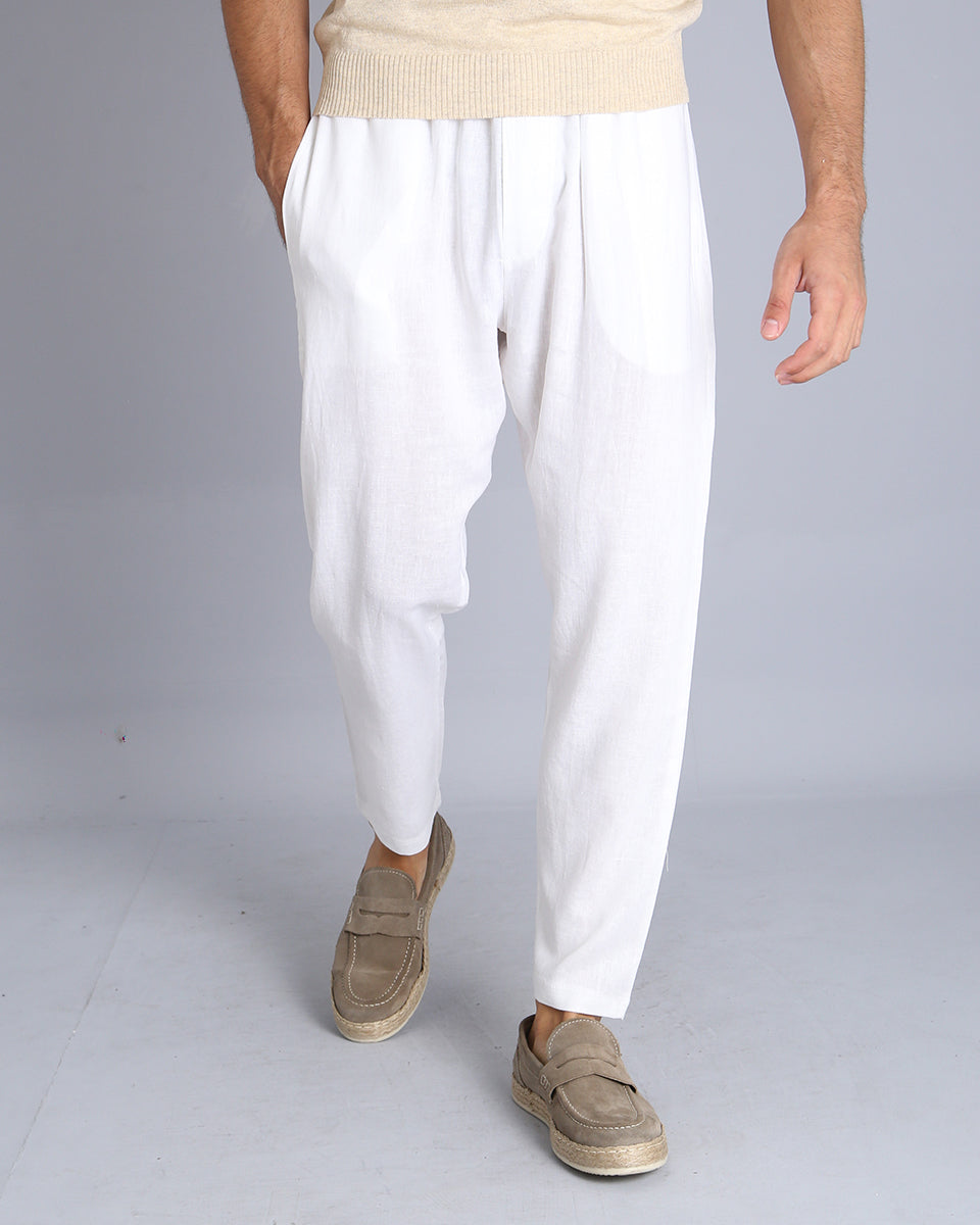 Msm Studio Linen Jogger Pants 