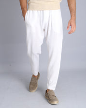 Msm Studio Pantalaccio Jogger in lino