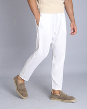 Msm Studio Pantalaccio Jogger in lino