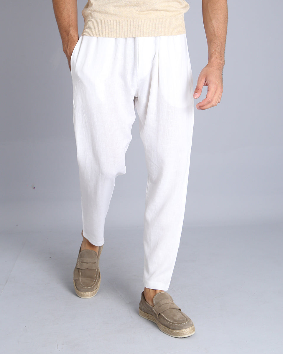 Msm Studio Linen Jogger Pants 