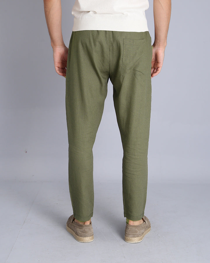 Msm Studio Pantalaccio Jogger in lino