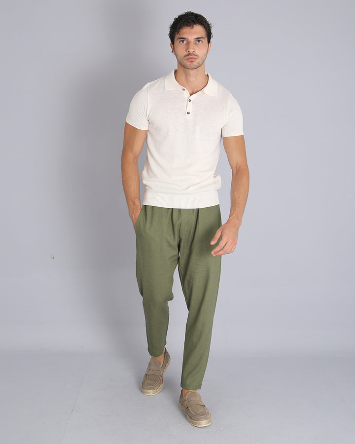 Msm Studio Pantalaccio Jogger in lino