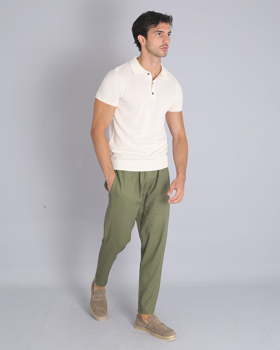 Msm Studio Linen Jogger Pants 