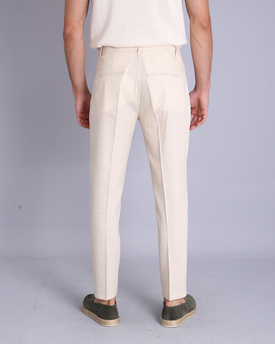 Msm Studio Linen Tailored Trousers 