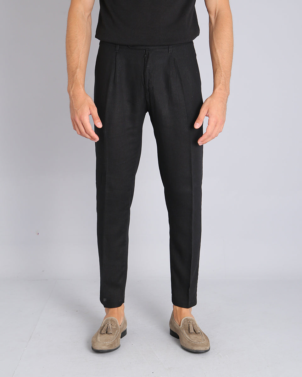 Msm Studio Linen Tailored Trousers