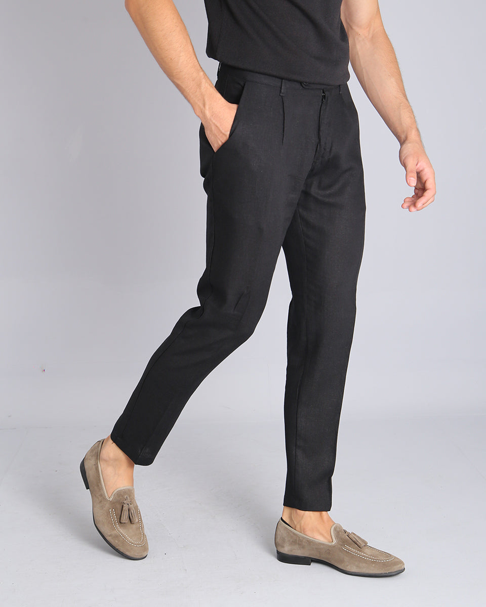 Msm Studio Linen Tailored Trousers