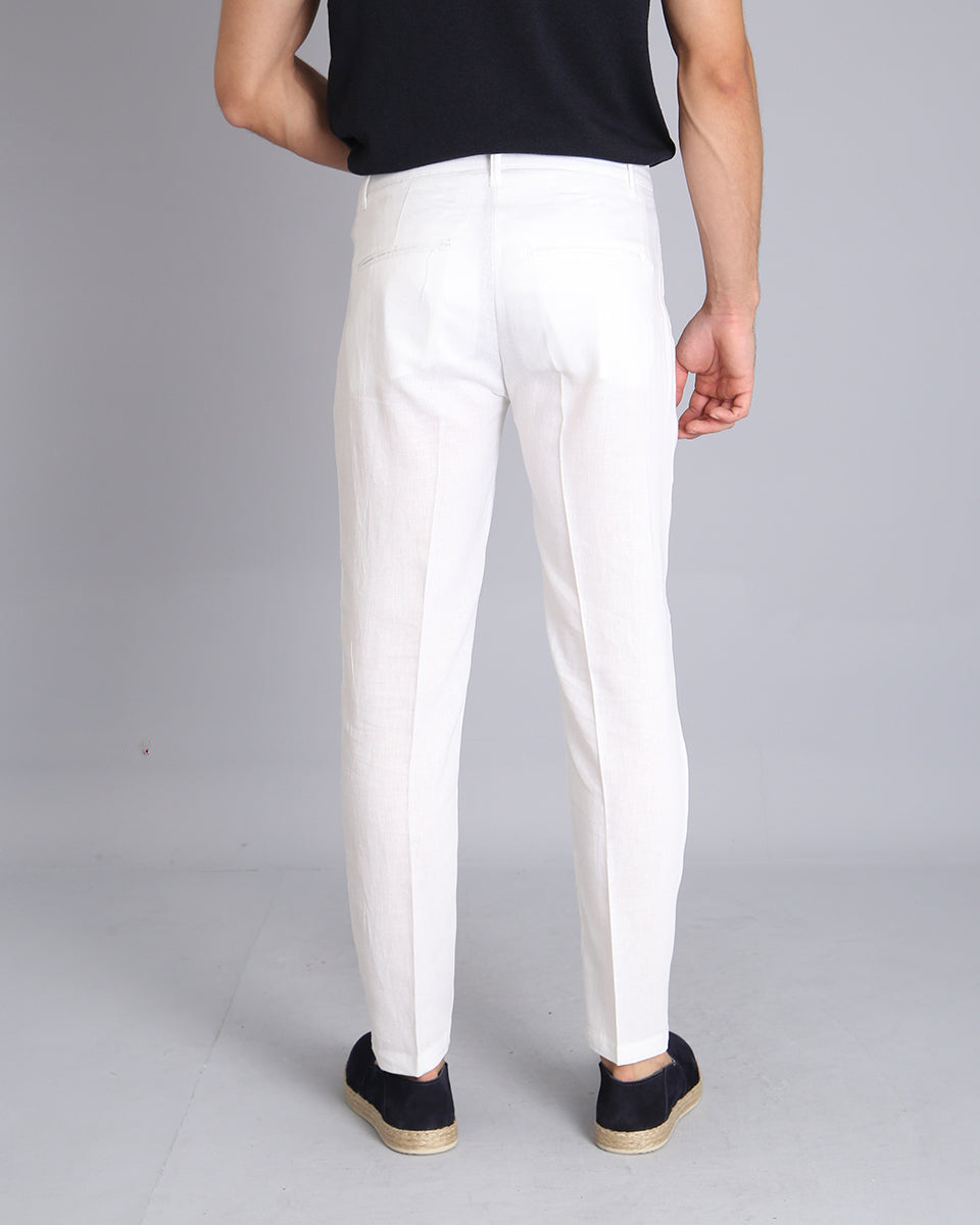 Msm Studio Linen Tailored Trousers 