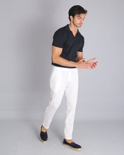 Msm Studio Pantalone Sartoriale in lino