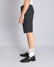 Msm Studio Bermuda in Top Quality Black Denim