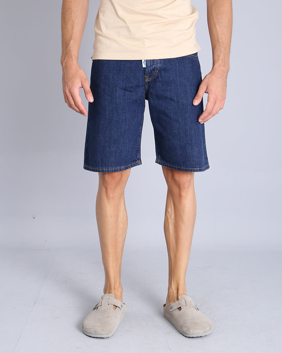 Msm Studio Bermuda in Denim Top Quality Scuro