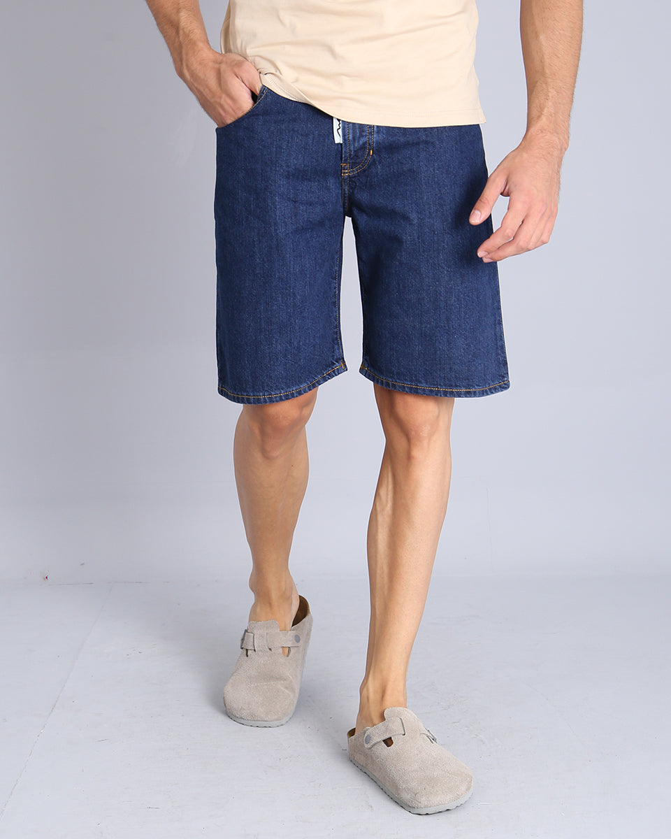 Msm Studio Bermuda in Denim Top Quality Scuro