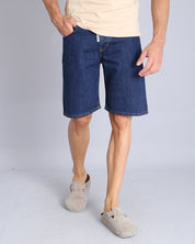 Msm Studio Bermuda in Denim Top Quality Scuro