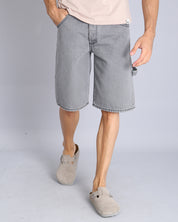 Msm Studio Denim Short Work Grigio