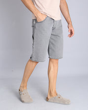 Msm Studio Denim Short Work Grigio