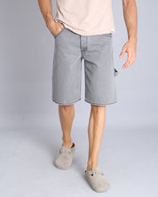 Msm Studio Denim Short Work Grigio