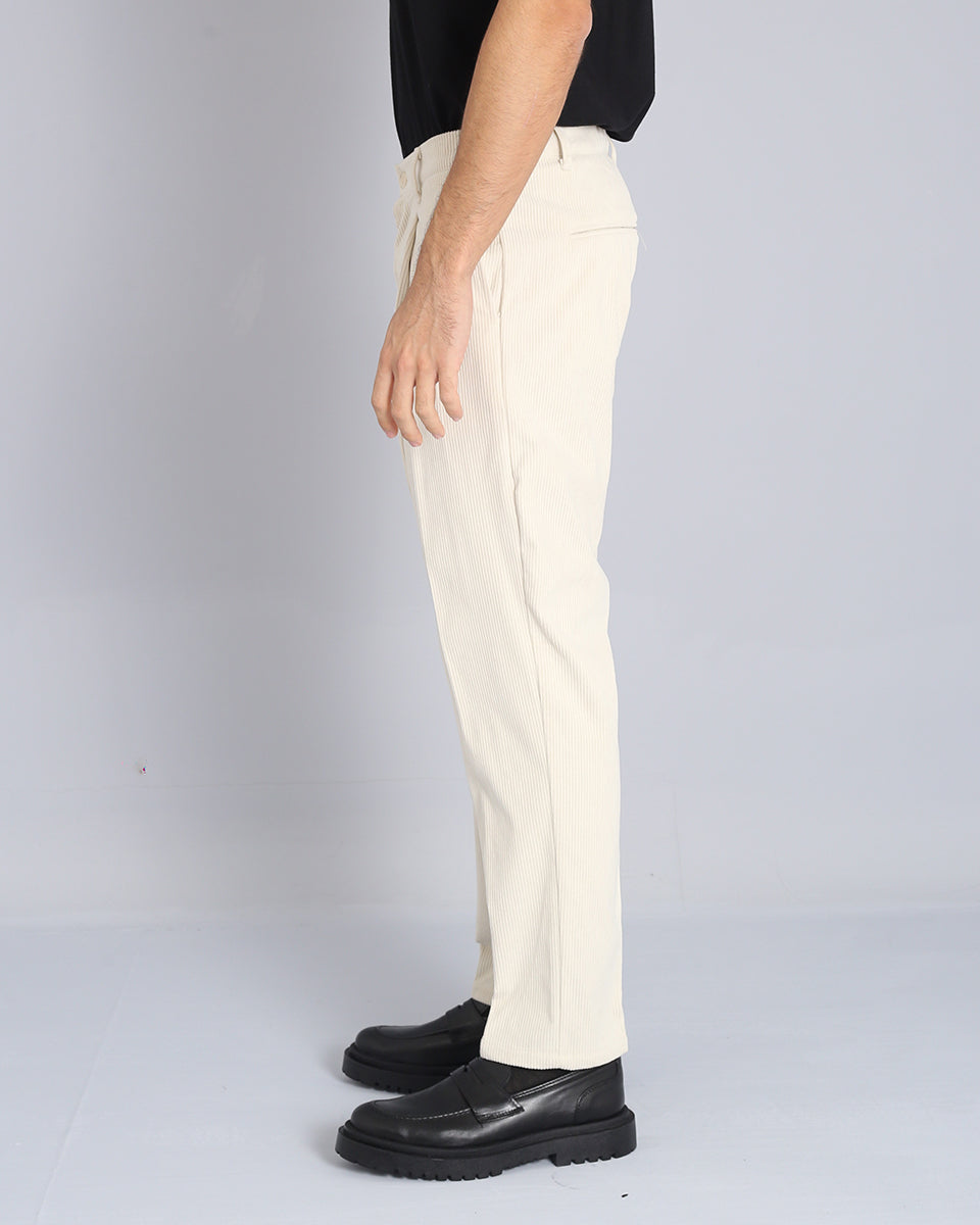 Pantalone Regular Fit in Velluto