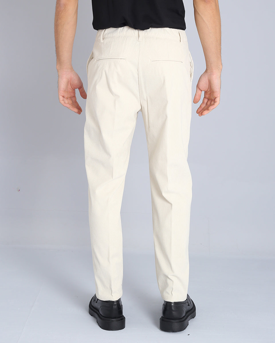 Pantalone Regular Fit in Velluto