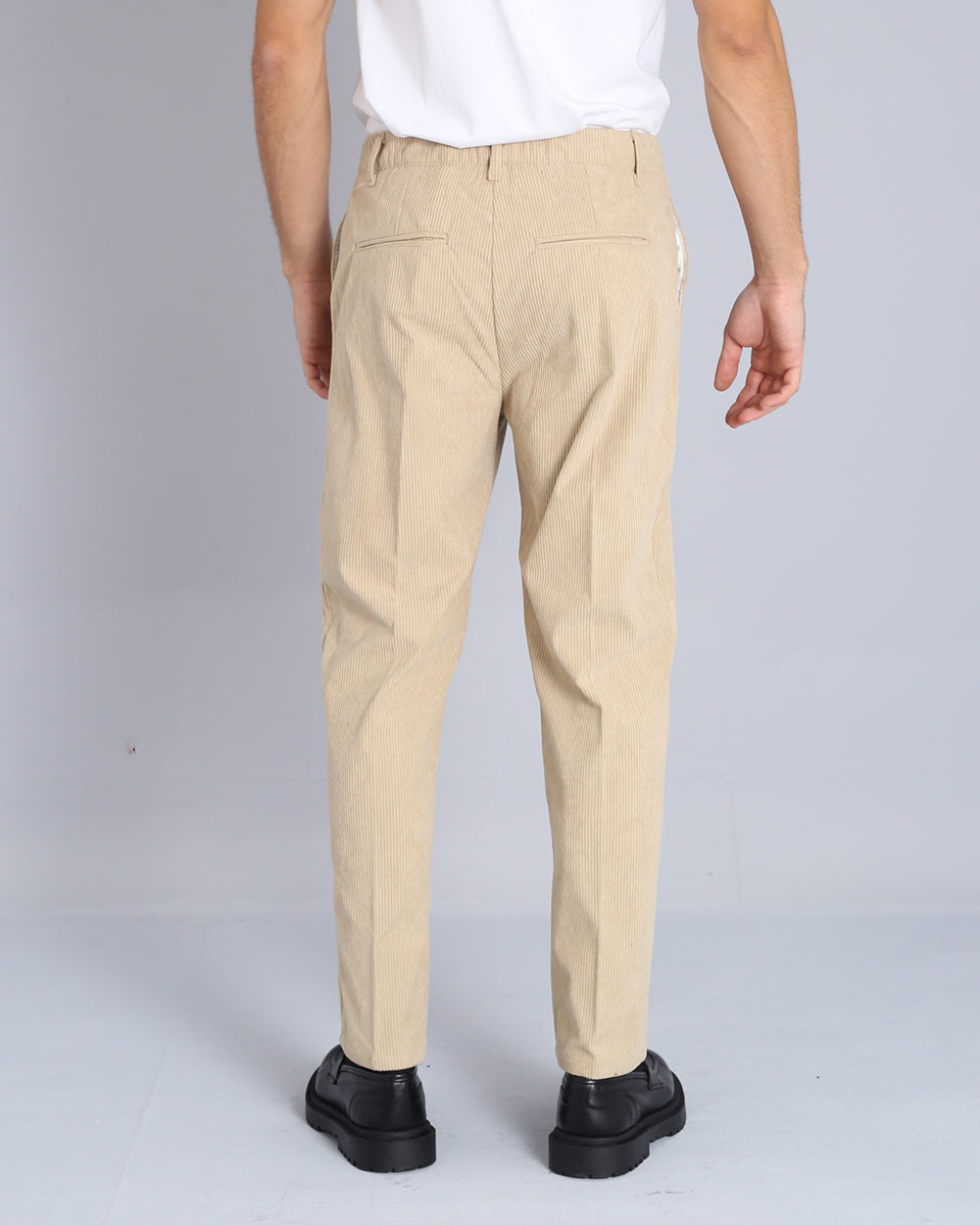 Pantalone Regular Fit in Velluto