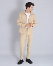 Pantalone Regular Fit in Velluto