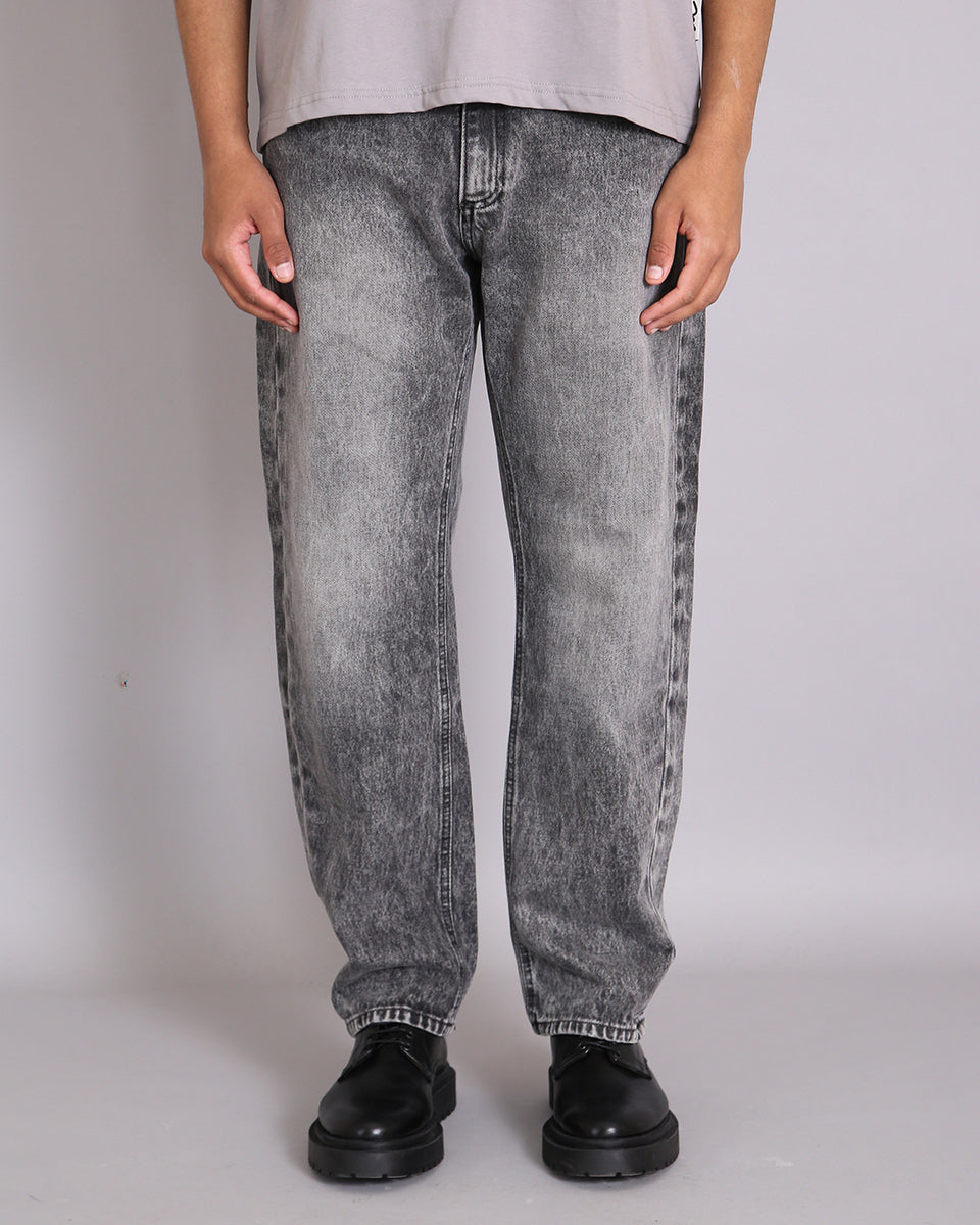 Msm Studio Denim Straight Fit Marbled Grey 