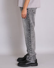 Msm Studio Denim Straight Fit Marbled Grey 