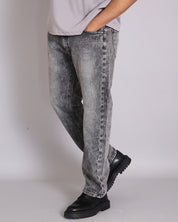 Msm Studio Denim Straight Fit Marbled Grey 