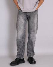 Msm Studio Denim Straight Fit Marbled Grey 