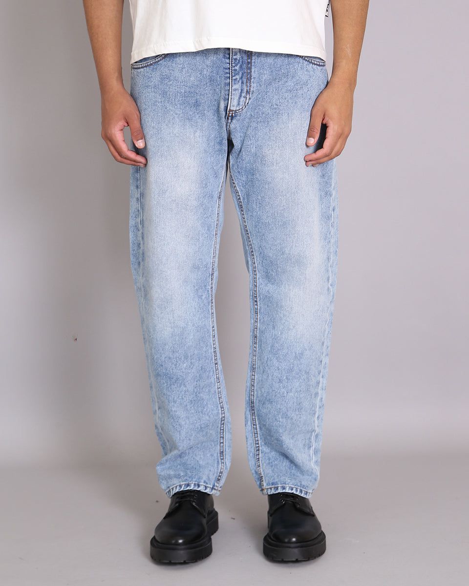 Msm Studio Jeans Straight Fit Marbled 