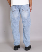 Msm Studio Jeans Straight Fit Marbled 