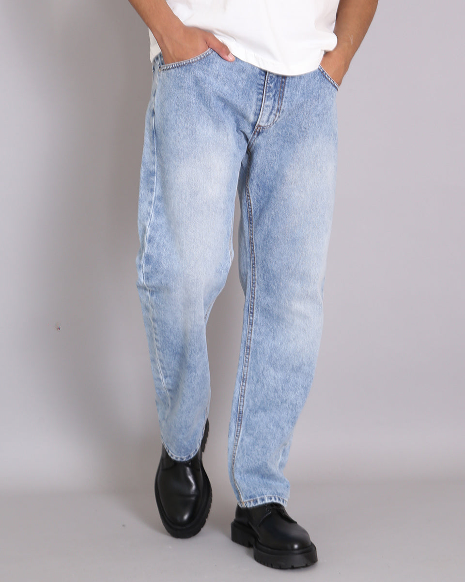 Msm Studio Jeans Straight Fit Marbled 