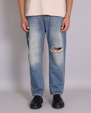 Msm Studio Jeans Straight Fit Sabbiato