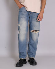 Msm Studio Jeans Straight Fit Sandblasted 