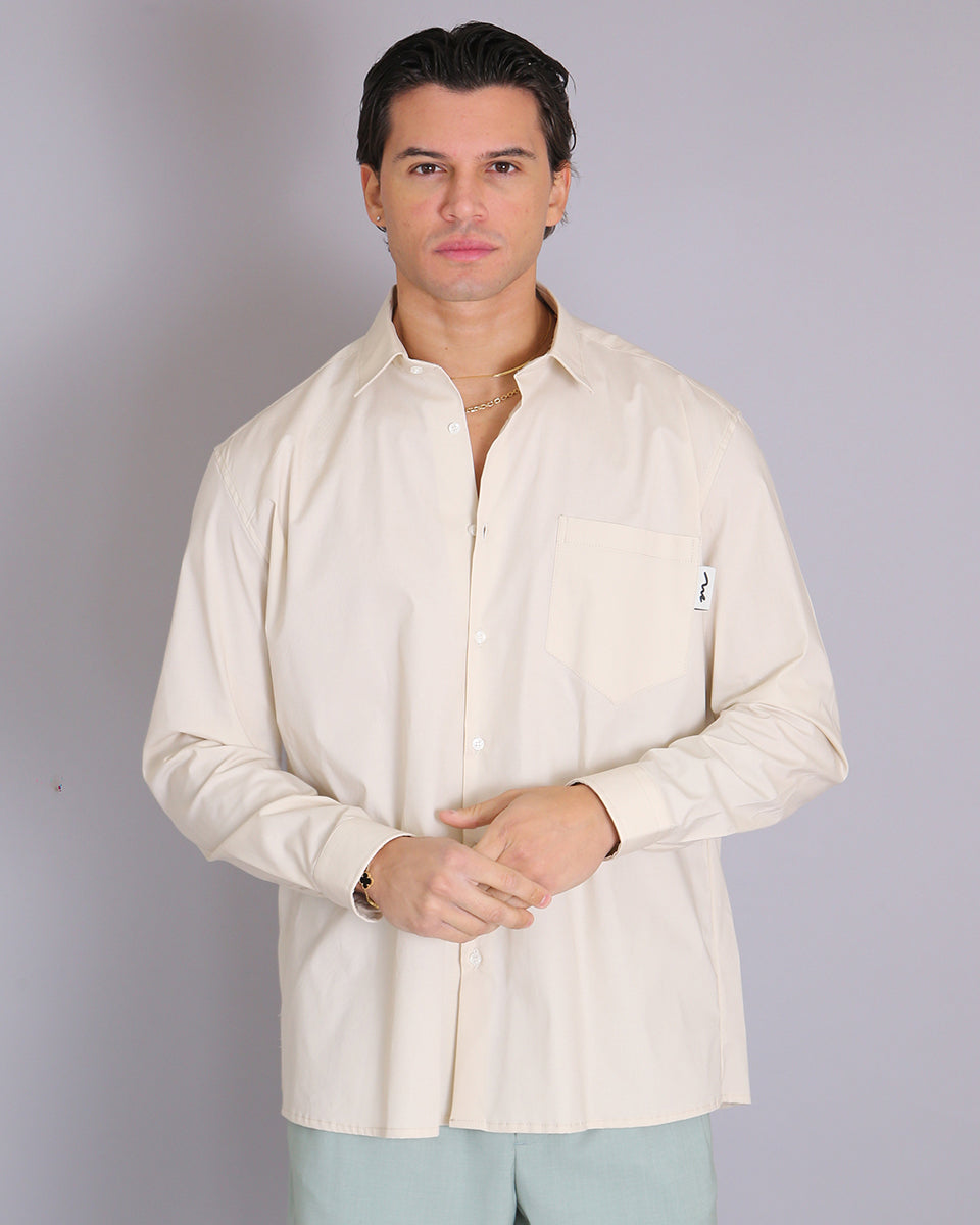 Msm Studio Oversized Cotton Shirt 