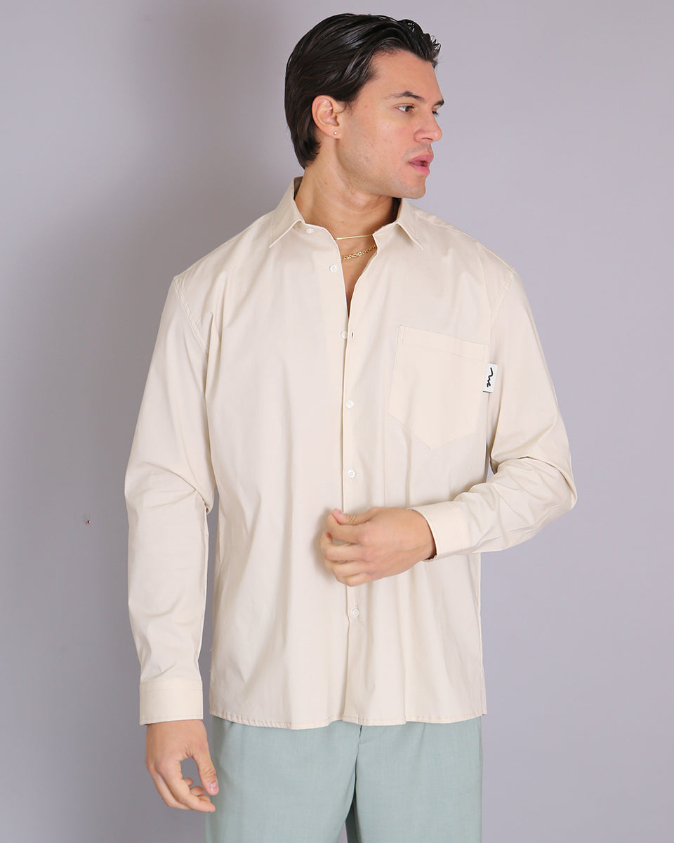 Msm Studio Oversized Cotton Shirt 