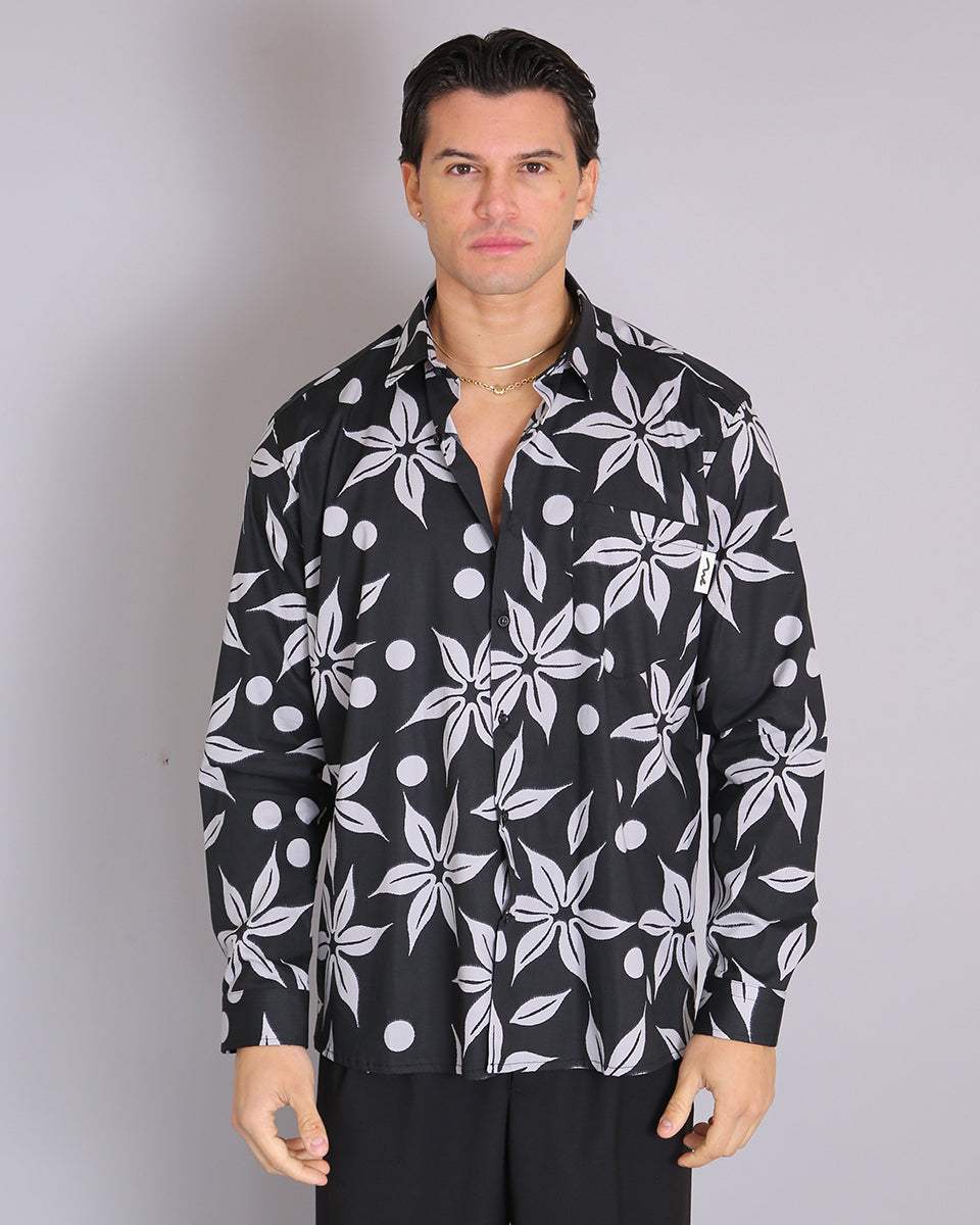 Msm Studio Oversized Floral Shirt 