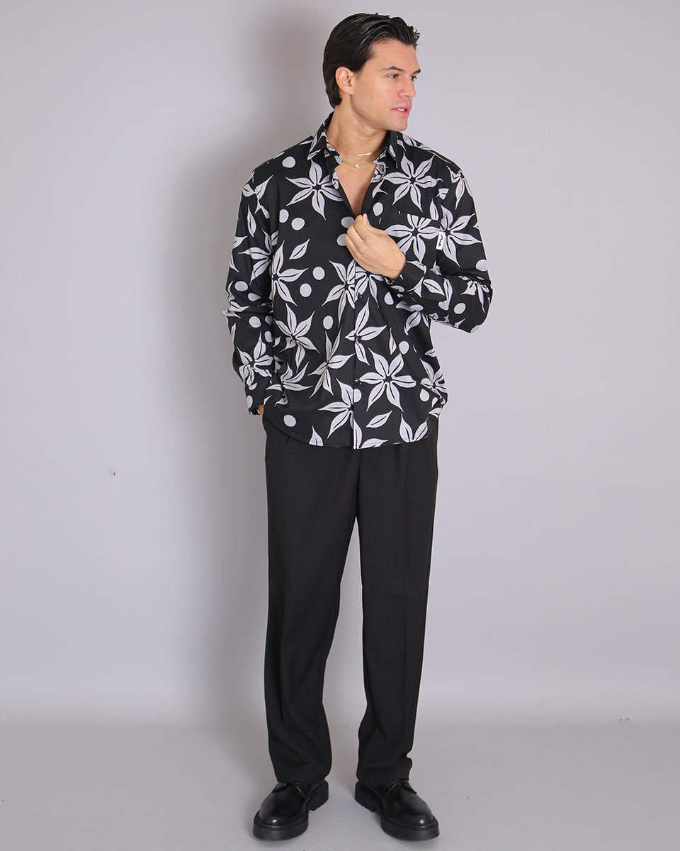 Msm Studio Oversized Floral Shirt 