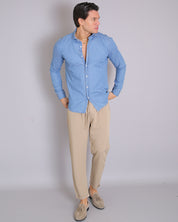 Msm Studio Light Denim Chambray Shirt 